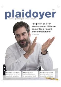 Plaidoyer - 01/2020