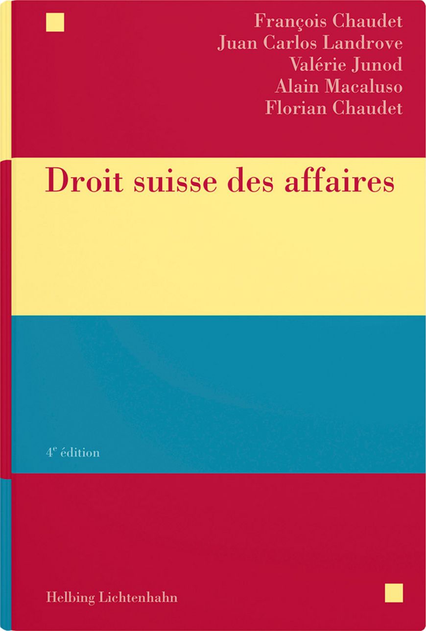 Livres: Droit suisse des affaires