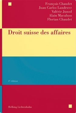 Livres: Droit suisse des affaires