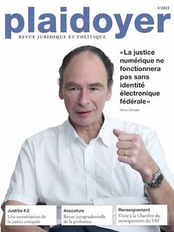 Plaidoyer - 01/2022