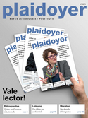 Edition actuelle Plaidoyer 01/2025
