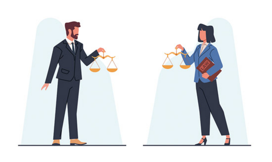 Justice à la traîne sur la parité hommes-femmes