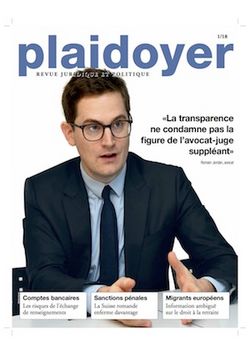 Plaidoyer - 01/2018