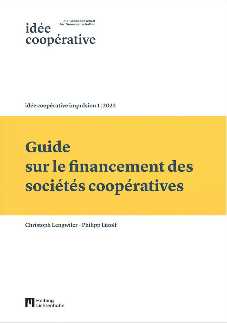 Livre: Guide sur le financement des sociétés coopératives