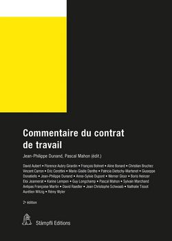 Livres: Commentaire du contrat de travail