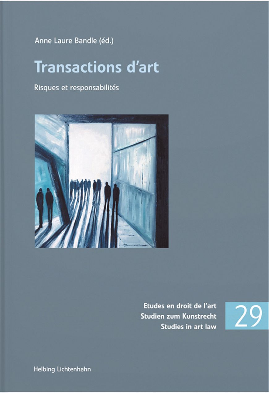 Livre: Transactions d’art 