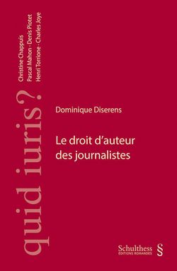 Livre: Le droit d’auteur des journalistes