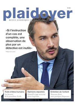 Plaidoyer - 05/2018