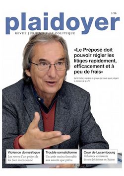 Plaidoyer - 01/2016