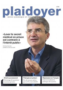 Plaidoyer - 04/2016